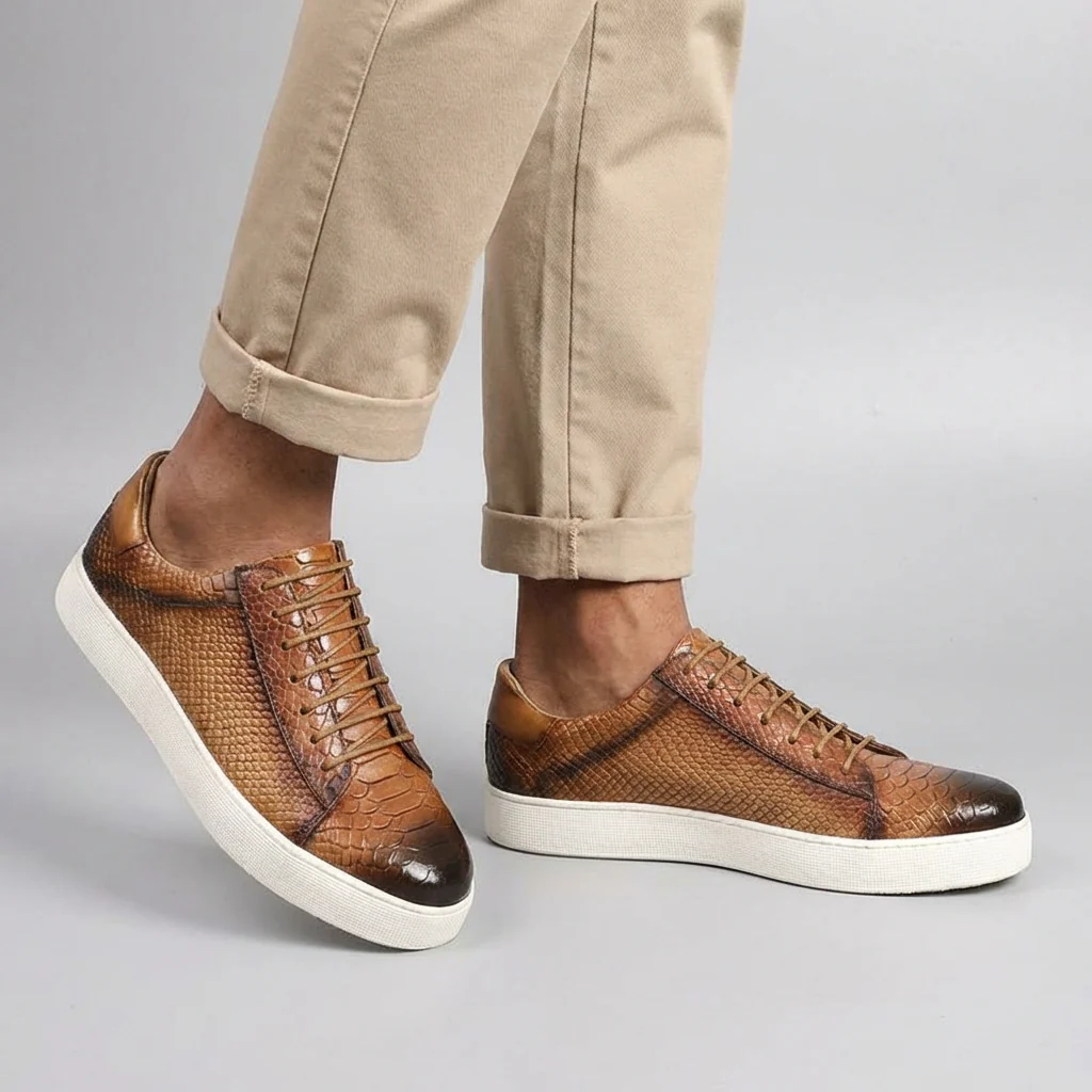 Altieri Casual Leather Sneakers - Image 10