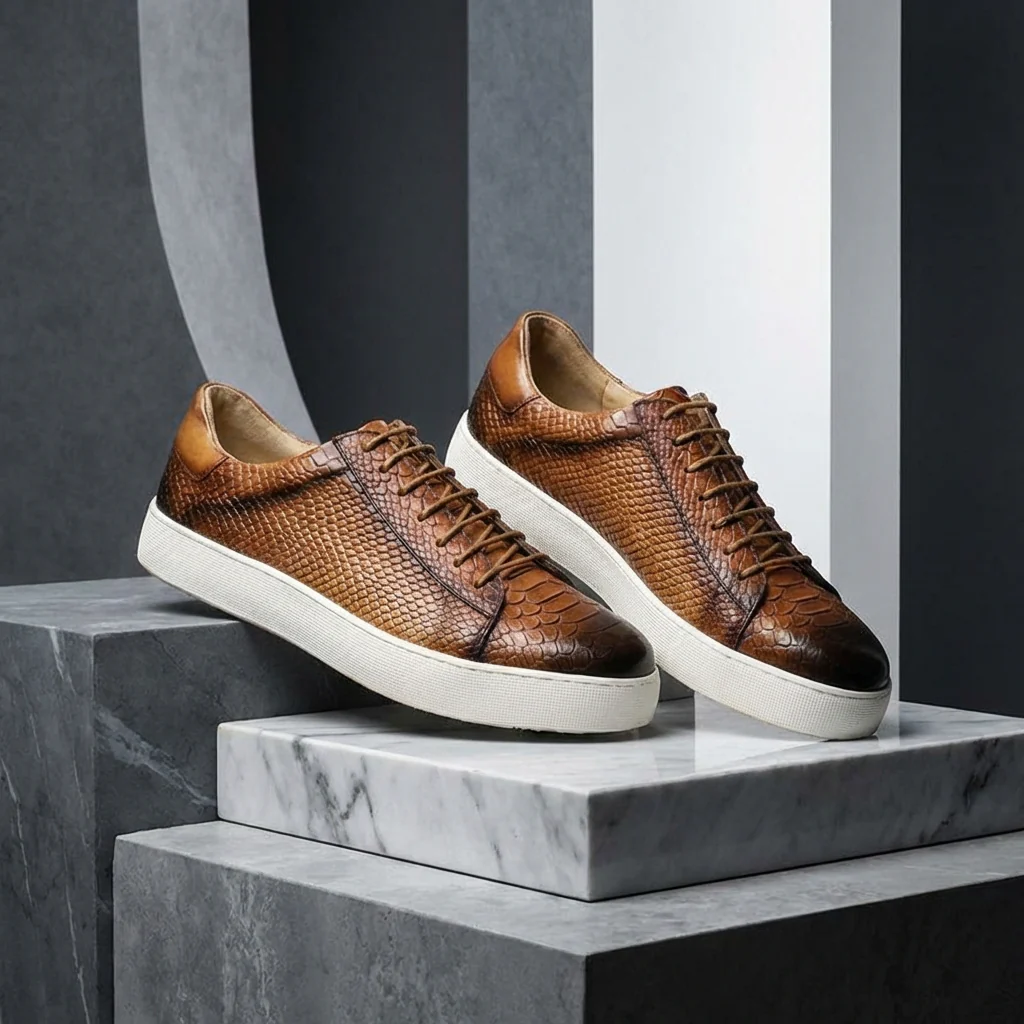 Altieri Casual Leather Sneakers - Image 14