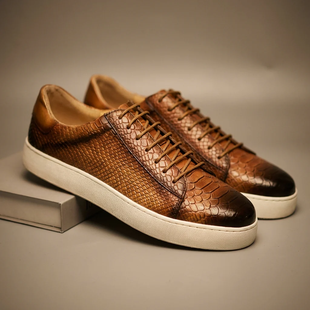 Altieri Casual Leather Sneakers - Image 8