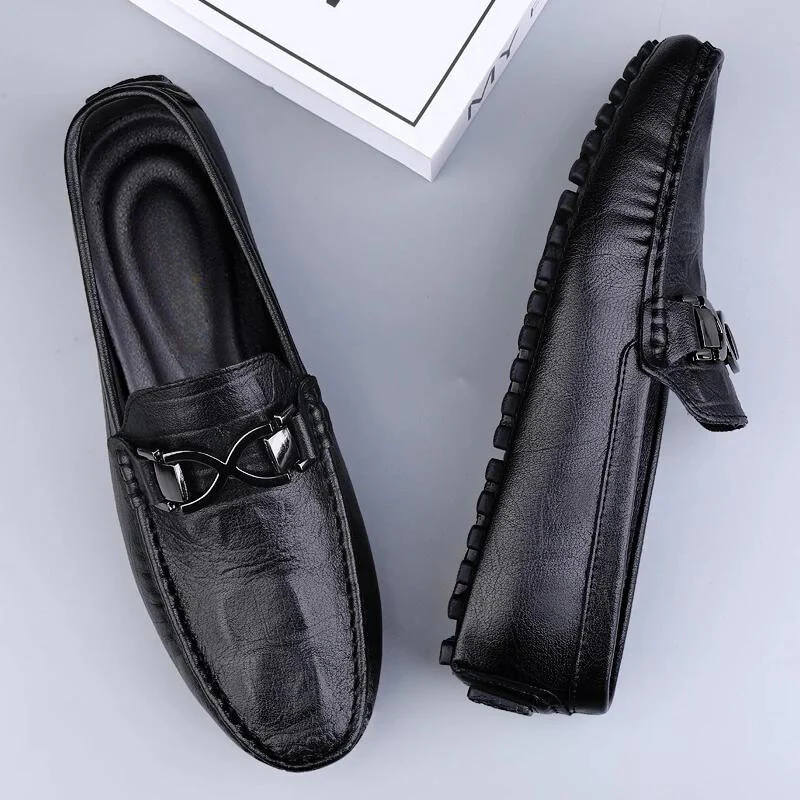 Benson Leather Loafers - Image 9