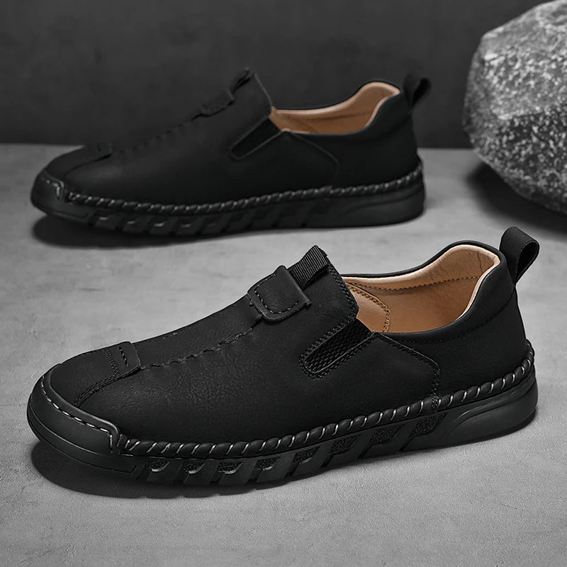 Catania Genuine Leather Loafers - Image 5