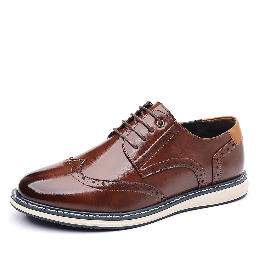 Cavaliere Leather Brogues - Image 5