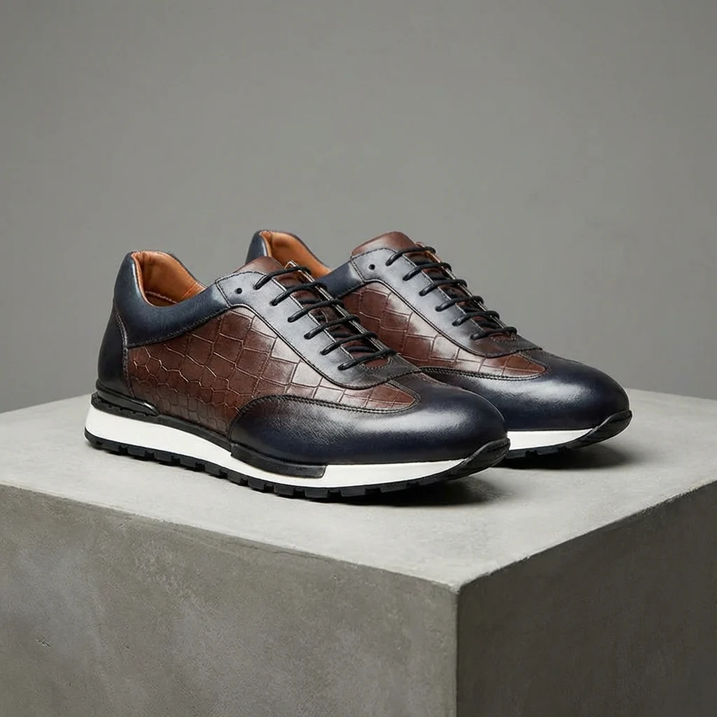 Lioren Leather Sneakers - Image 11