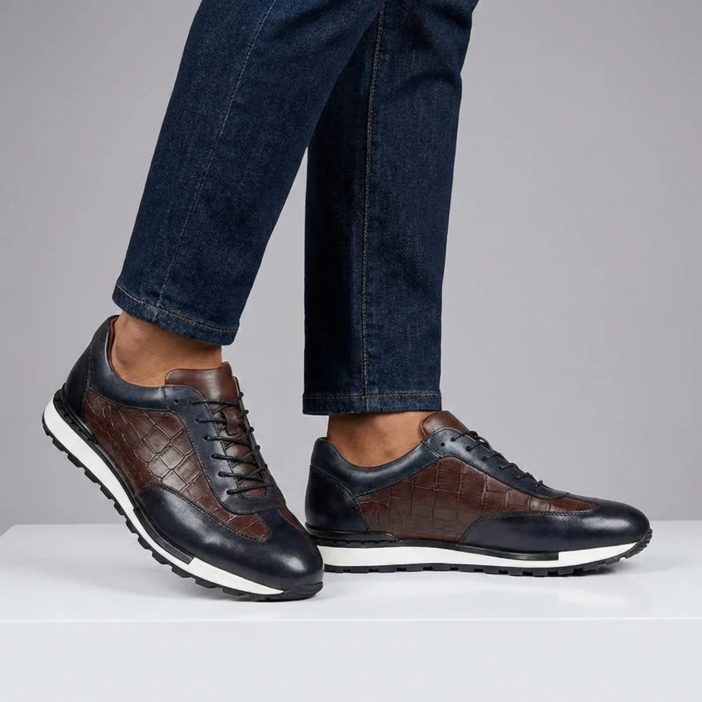 Lioren Leather Sneakers - Image 12