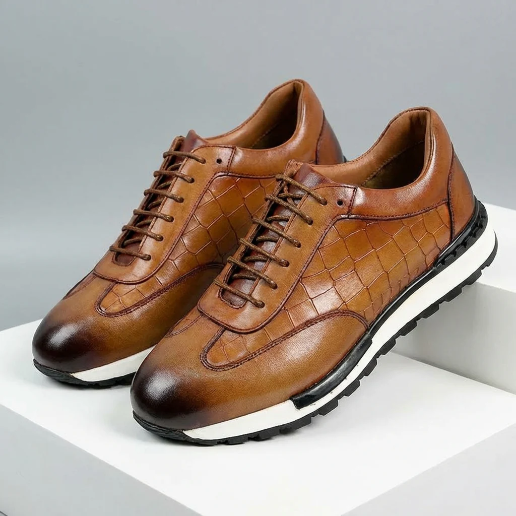 Lioren Leather Sneakers - Image 13