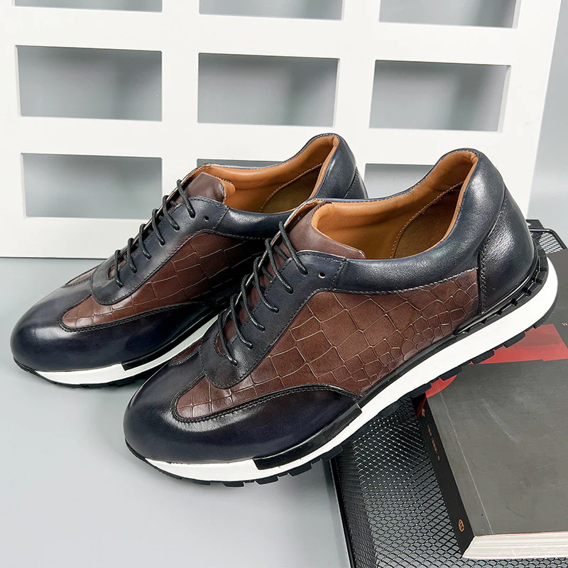 Lioren Leather Sneakers - Image 3