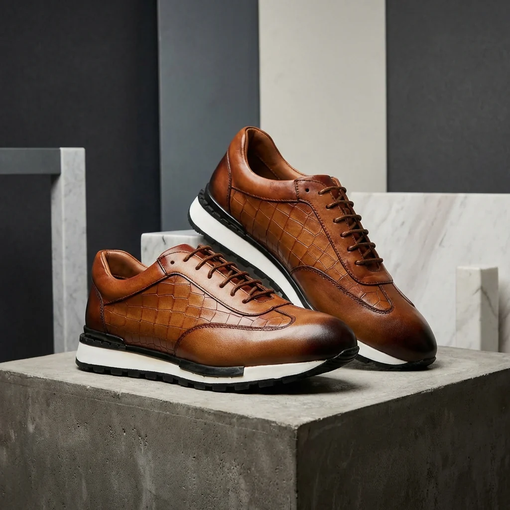 Lioren Leather Sneakers - Image 8