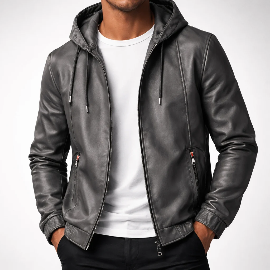 Lucerno Signature Leather Jacket - Image 7