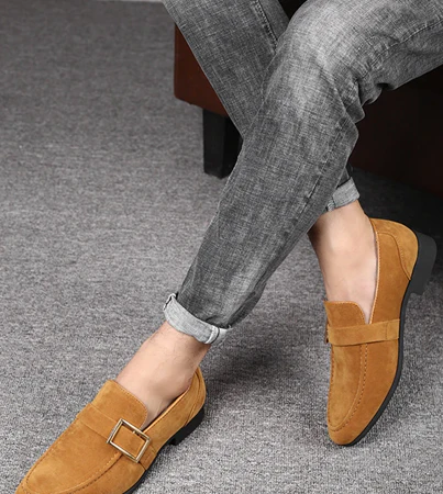 Suede Signature Loafers - Image 9