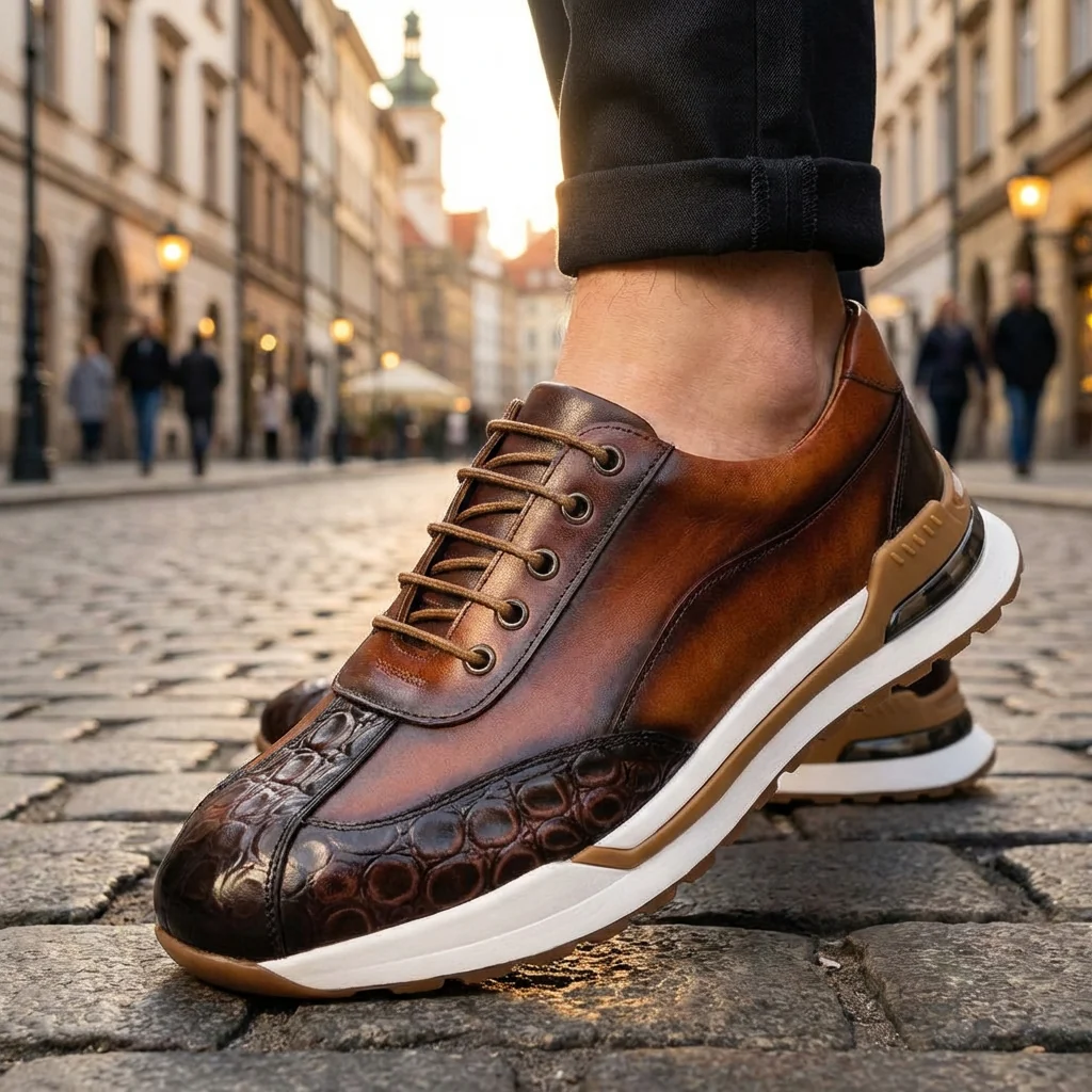 Vittorio Leather Sneakers - Image 9