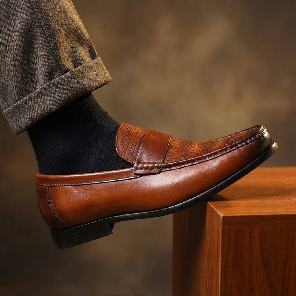 Windsor Signature Cowhide Loafers - Image 9